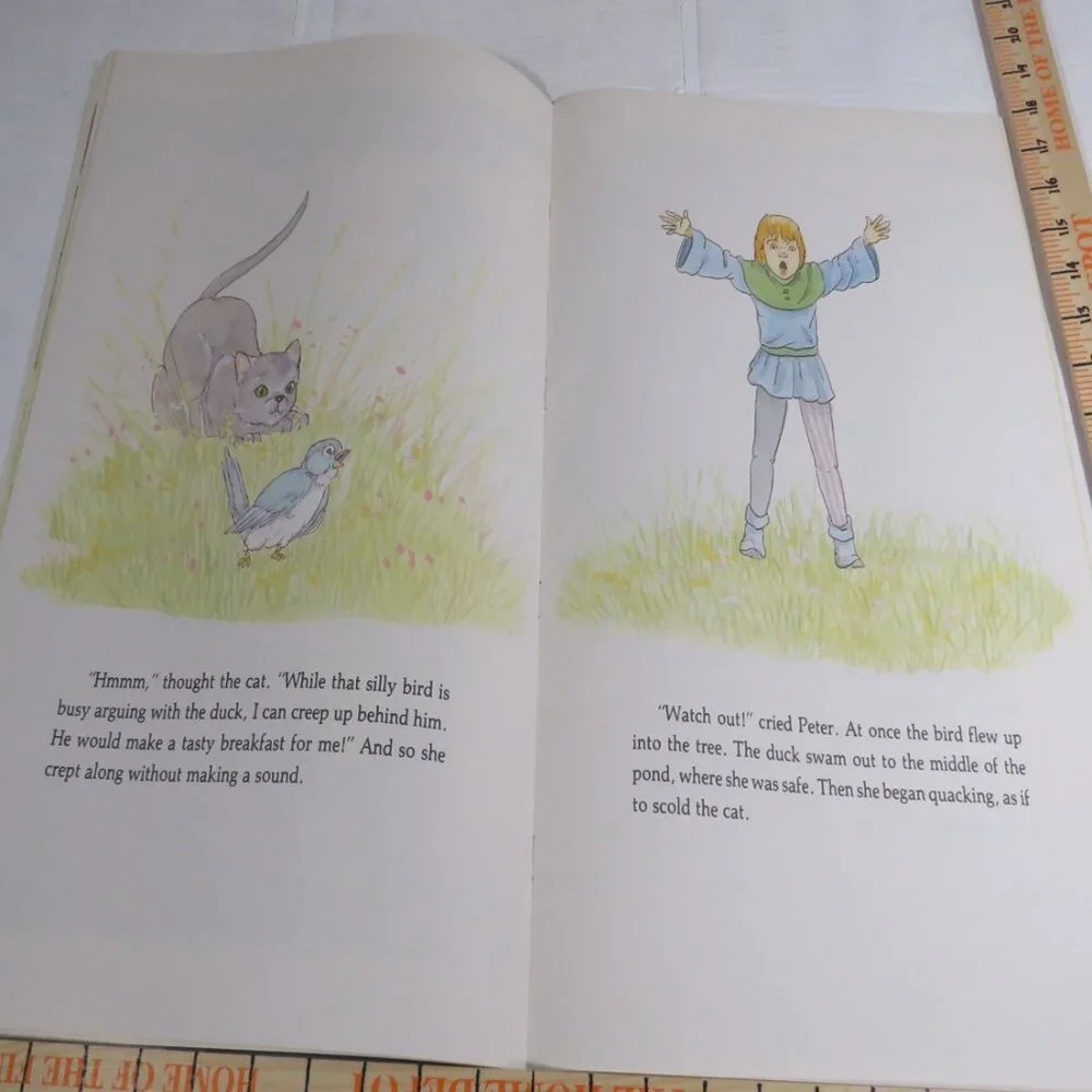 Peter and the Wolf BIG BOOK (almost 2 feet tall) Classroom Size